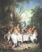 LANCRET, Nicolas Fete in a Wood s china oil painting reproduction